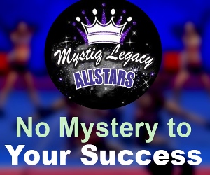 Mystiq Legacy Allstars Cheerleading logo